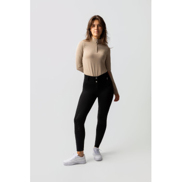 Pantaloni termici da donna Mira con fondo integrale Horze Nero Pantaloni termici da donna Mira con fondo integrale Horze Nero