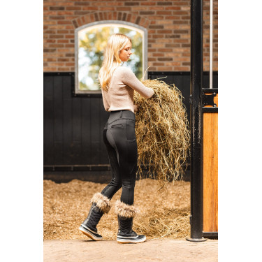 Pantaloni termici da donna Mira con fondo integrale Horze Nero Pantaloni termici da donna Mira con fondo integrale Horze Nero