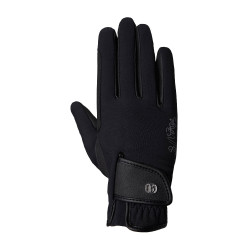 Guanti da equitazione invernali da donna Sinja B Vertigo Nero