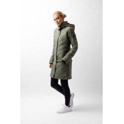 Piumino Aurora Horze da donna con gonna amovibile Coleottero verde