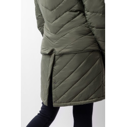Piumino Aurora Horze da donna con gonna amovibile Coleottero verde