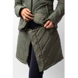 Piumino Aurora Horze da donna con gonna amovibile Coleottero verde