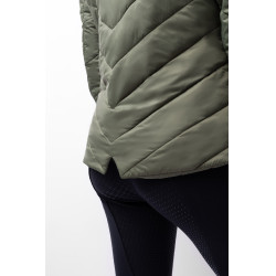 Piumino Aurora Horze da donna con gonna amovibile Coleottero verde