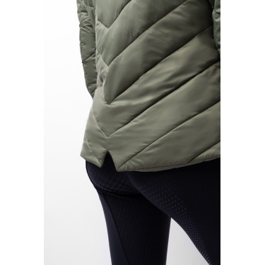 Piumino Aurora Horze da donna con gonna amovibile Coleottero verde