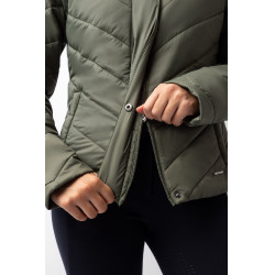 Piumino Aurora Horze da donna con gonna amovibile Coleottero verde