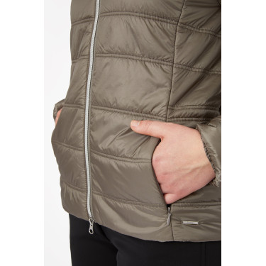 Piumino da donna Horze Natalie con maniche rimovibili Marrone morel