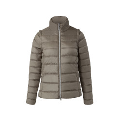 Piumino da donna Horze Natalie con maniche rimovibili Marrone morel