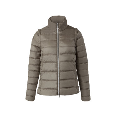 Piumino da donna Horze Natalie con maniche rimovibili Marrone morel