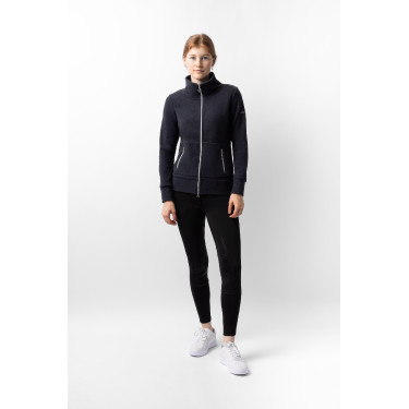 Giacca da equitazione in pile da donna Horze Ellie Blu marino scuro Giacca da equitazione in pile da donna Horze Ellie Blu marino scuro