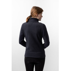 Giacca da equitazione in pile da donna Horze Ellie Blu marino scuro Giacca da equitazione in pile da donna Horze Ellie Blu marino scuro