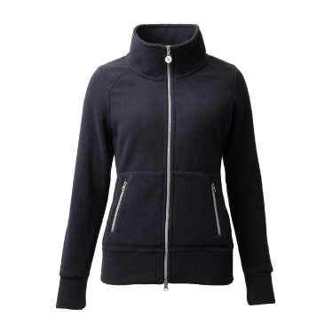 Giacca da equitazione in pile da donna Horze Ellie Blu marino scuro Giacca da equitazione in pile da donna Horze Ellie Blu marino scuro