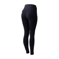 Pantaloni con grip integrale per tutte le stagioni Horze Mira Blu marino scuro