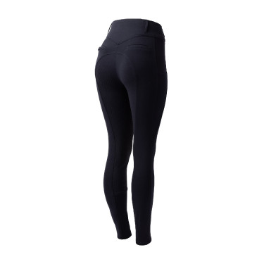 Pantaloni con grip integrale per tutte le stagioni Horze Mira Blu marino scuro