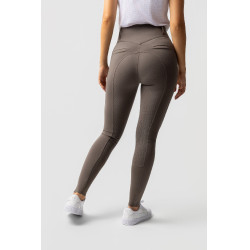 Pantaloni con grip integrale per tutte le stagioni Horze Mira Marrone morel