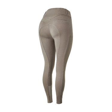 Pantaloni con grip integrale per tutte le stagioni Horze Mira Marrone morel