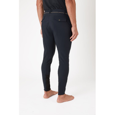 Pantaloni da equitazione con rinforzi B Vertigo Damien uomo Grigio antracite scuro