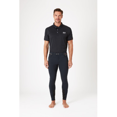 Pantaloni da equitazione con rinforzi B Vertigo Damien uomo Grigio antracite scuro