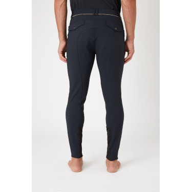 Pantaloni da equitazione con rinforzi B Vertigo Damien uomo Grigio antracite scuro
