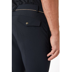 Pantaloni da equitazione con rinforzi B Vertigo Damien uomo Grigio antracite scuro