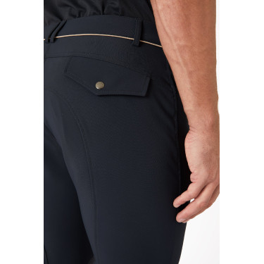 Pantaloni da equitazione con rinforzi B Vertigo Damien uomo Grigio antracite scuro