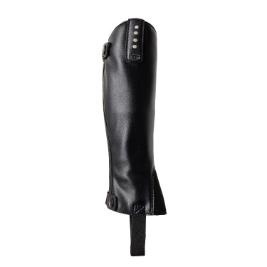 Mini-chaps Horze Portland per bambini con cinturino Nero