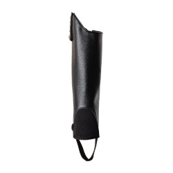 Mini-chaps Horze Portland per bambini con cinturino Nero