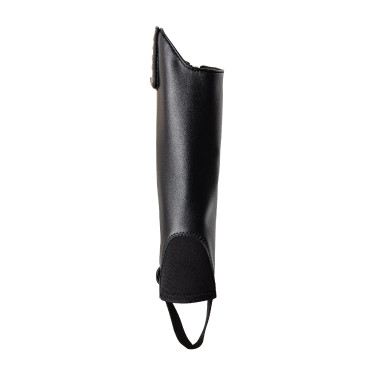 Mini-chaps Horze Portland per bambini con cinturino Nero