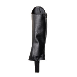 Mini-chaps Horze Portland per bambini con cinturino Nero