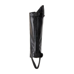 Mini-chaps Horze Portland per bambini con cinturino Nero