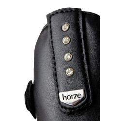 Mini-chaps Horze Portland per bambini con cinturino Nero