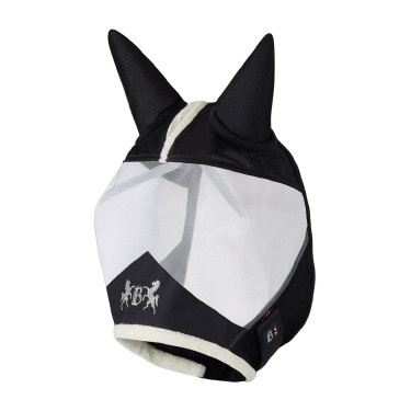 Maschera antimosche B Vertigo Delux con pelliccia sintetica Blu marino scuro
