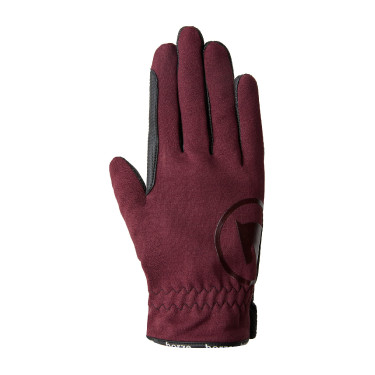 Guanti da equitazione estivi Horze Nichelle donna Port Royale Bordeaux