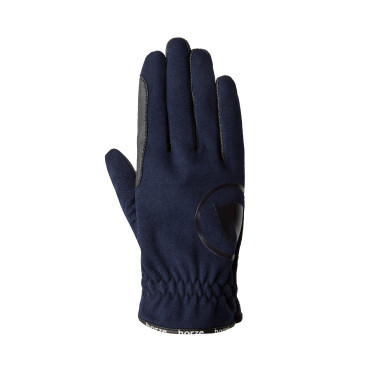 Guanti da equitazione estivi Horze Nichelle donna Blu marino scuro