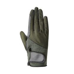 Guanti da equitazione estivi Horze Leni donna Verde scarabeo