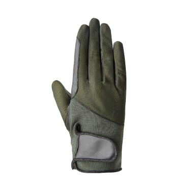 Guanti da equitazione estivi Horze Leni donna Verde scarabeo
