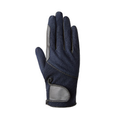 Guanti da equitazione estivi Horze Leni donna Blu marino scuro