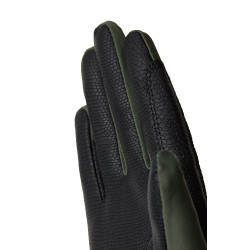 Guanti da equitazione B Vertigo Laia da donna con logo stampato Verde scarabeo