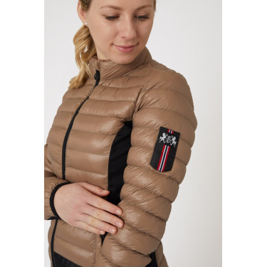 Piumino ultra leggero da donna B Vertigo Simone Biscotto allo zenzero Beige Piumino ultra leggero da donna B Vertigo Simone Biscotto allo zenzero Beige