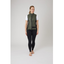 Gilet da equitazione ultraleggero senza maniche B Vertigo Sia da donna Verde edera