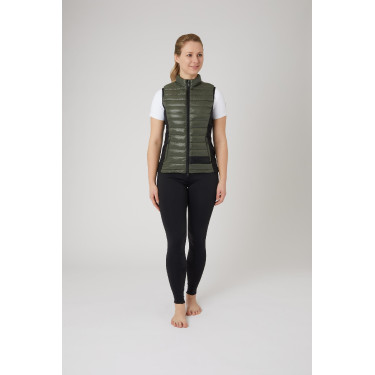 Gilet da equitazione ultraleggero senza maniche B Vertigo Sia da donna Verde edera
