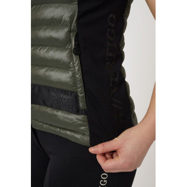 Gilet da equitazione ultraleggero senza maniche B Vertigo Sia da donna Verde edera