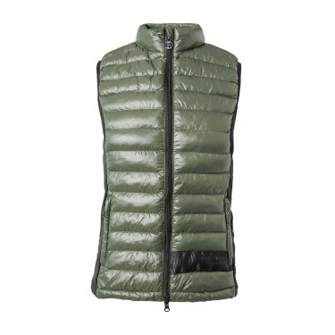 Gilet da equitazione ultraleggero senza maniche B Vertigo Sia da donna Verde edera