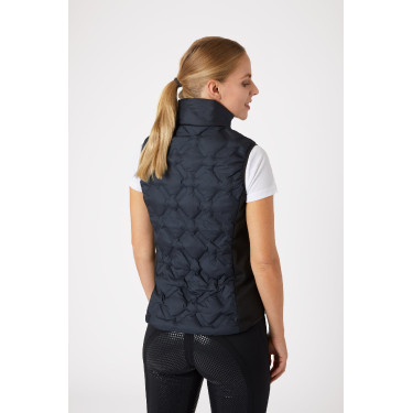 Gilet da equitazione senza maniche da donna Horze Shelly Blu marino scuro