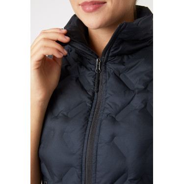 Gilet da equitazione senza maniche da donna Horze Shelly Blu marino scuro