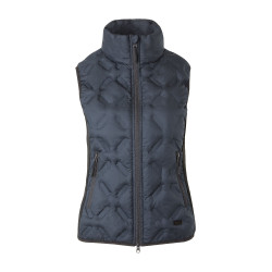 Gilet da equitazione senza maniche da donna Horze Shelly Blu marino scuro