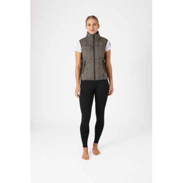 Gilet da equitazione senza maniche da donna Horze Shelly Marrone morel