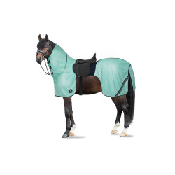 Coperta anti-mosche per equitazione Horze Paso Fino con collo rimovibile e protezione UV Ruscello verde Coperta anti-mosche per equitazione Horze Paso Fino con collo rimovibile e protezione UV Ruscello verde
