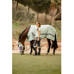 Coperta antimosche Horze Paso Fino con protezione UV Ruscello verde Coperta antimosche Horze Paso Fino con protezione UV Ruscello verde