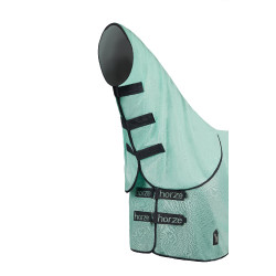 Coperta anti-mosche Horze Paso Fino con collo amovibile e protezione UV Ruscello verde Coperta anti-mosche Horze Paso Fino con collo amovibile e protezione UV Ruscello verde