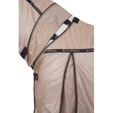Coperta anti-mosche Combo B Vertigo con copricollo amovibile e protezione UV Biscotto allo zenzero Beige